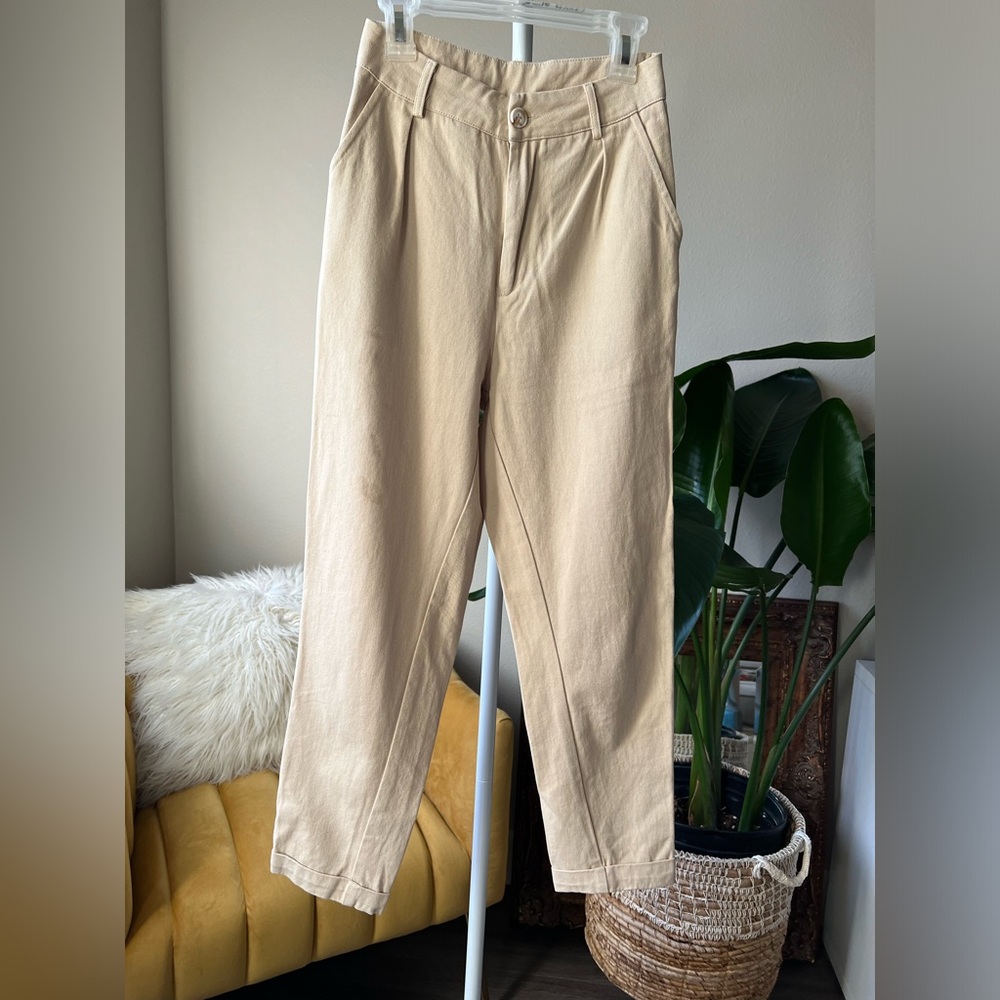 Tan Trousers